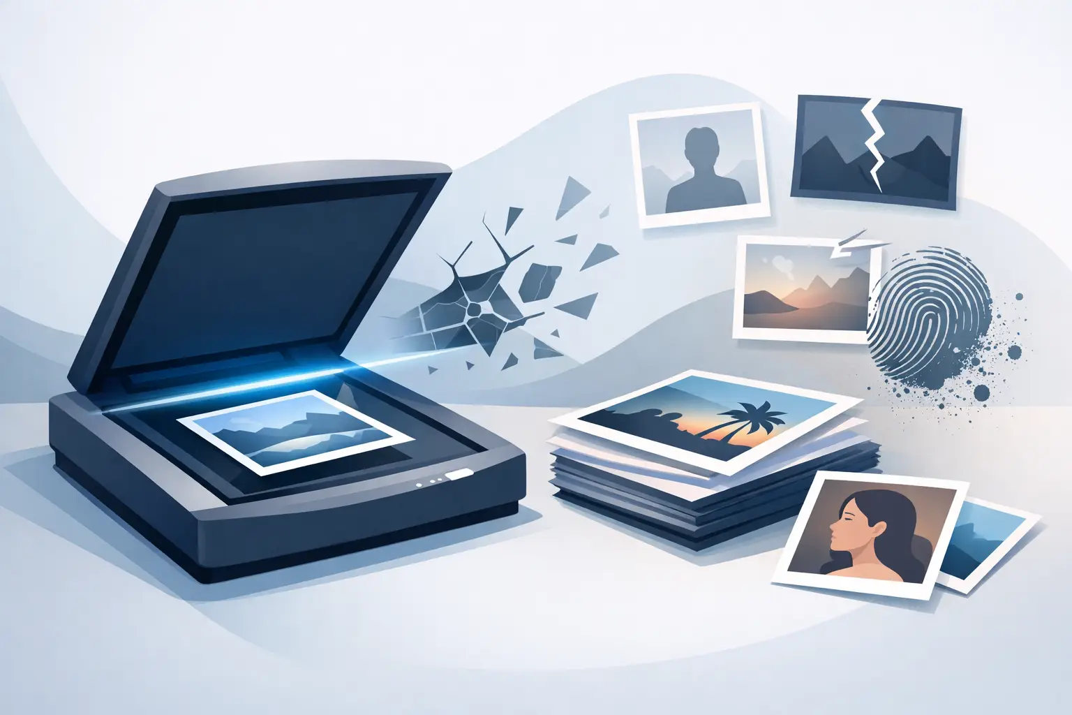 Does scanning damage photographs? Facts and guidelines