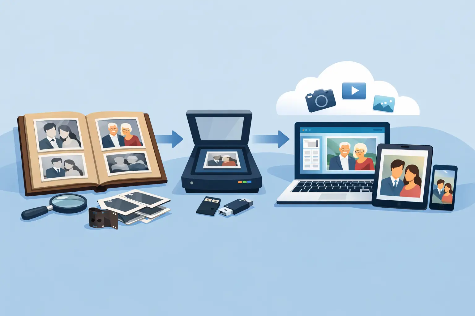 Digitising your grandparents’ photo album step by step
