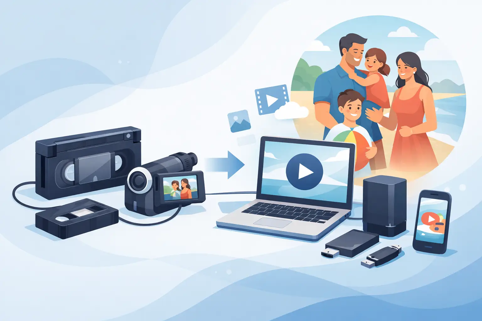 How to transfer VHS-C tapes and save family films
